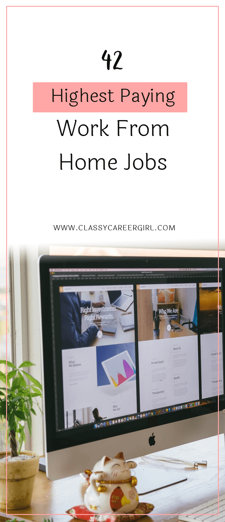42 Highest Paying Work From Home Jobs [INFOGRAPHIC] Classy Career Girl
