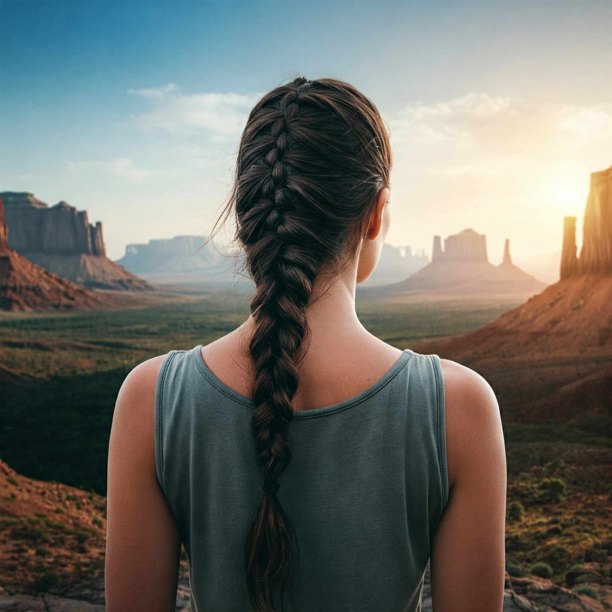 woman looking at vast landscape overcome fear of failure